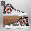 Orange Gold Usopp Long-Nose High-Top Leather Sneakers – One Piece Shoes