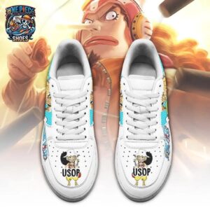 Usopp Low-Top Leather Sneakers One Piece Limited Custom Anime Sneakers 1
