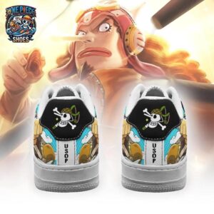 Usopp Low-Top Leather Sneakers One Piece Limited Custom Anime Sneakers 2