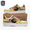 Usopp Strap Mid-Top Leather Sneakers – Black White One Piece Sniper Graphic Shoes Usopp Strap Mid-Top Leather Sneakers – Black White One Piece Sniper Graphic Shoes