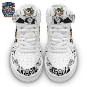 Usopp Mid-Top Strap Leather Sneakers One Piece Unique Streetwear Sneakers 1
