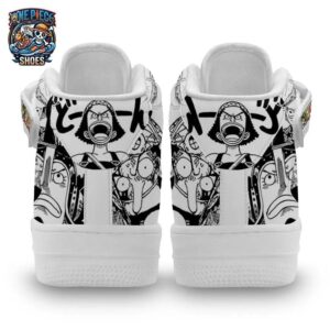 Usopp Mid-Top Strap Leather Sneakers One Piece Unique Streetwear Sneakers 2