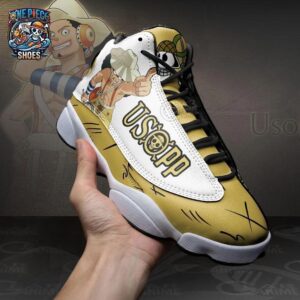 Usopp Retro Court V13 One Piece Streetwear Anime Shoes For Fans 2