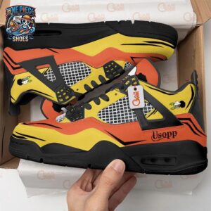 Usopp Retro V4 Custom Name One Piece Limited Streetwear Sneakers 1