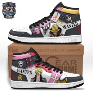 Usopp and Sanji High-Top Sneakers – Wanted Poster One Piece Shoes
