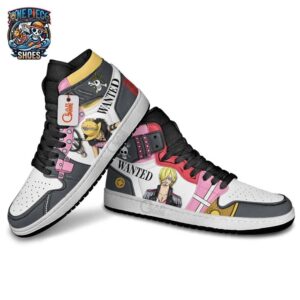 Usopp Sanji High-Top Leather Sneakers One Piece Exclusive Collector Anime Sneakers 3