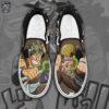 Usopp Jolly Roger Low-Top Leather Sneakers – Green Black One Piece Pirate Shoes