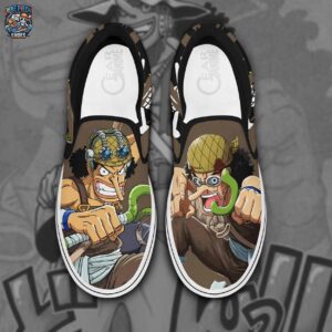 Usopp Slip-On Canvas Sneakers – Bold One Piece Character Shoes