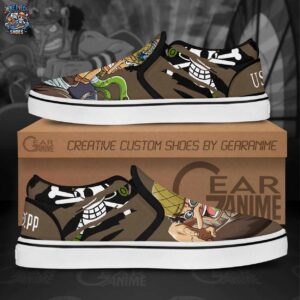 Usopp Slip-On Canvas One Piece Limited Streetwear Sneakers 1
