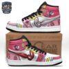 Uta Music High-Top Sneakers – Pink One Piece Idol Graphic Shoes