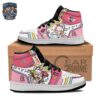 Shanks Uta Split-Character High-Top Sneakers – One Piece Red Hair Music Shoes
