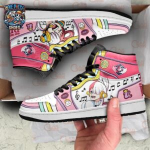 Uta High-Top Leather Sneakers One Piece Stylish Streetwear Sneakers 1