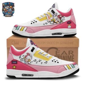 Uta Music Note Retro Court V3 Sneakers – Anime Streetwear Gift for Fans