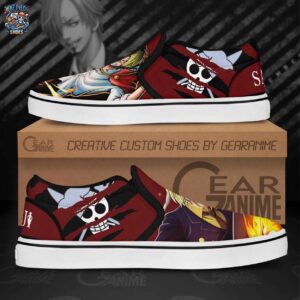Vinsmoke Sanji Slip-On Canvas One Piece Limited Anime Shoes For Fans 1