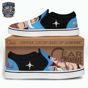 Whitebeard Slip-On Canvas One Piece Streetwear Anime Gift For Fans 3