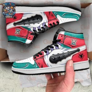Yamato High-Top Leather Sneakers One Piece Streetwear Anime Shoes For Fans 2