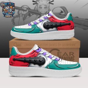 Yamato Kanabo Graphic Low-Top Leather Sneakers – Anime Streetwear for Conventions